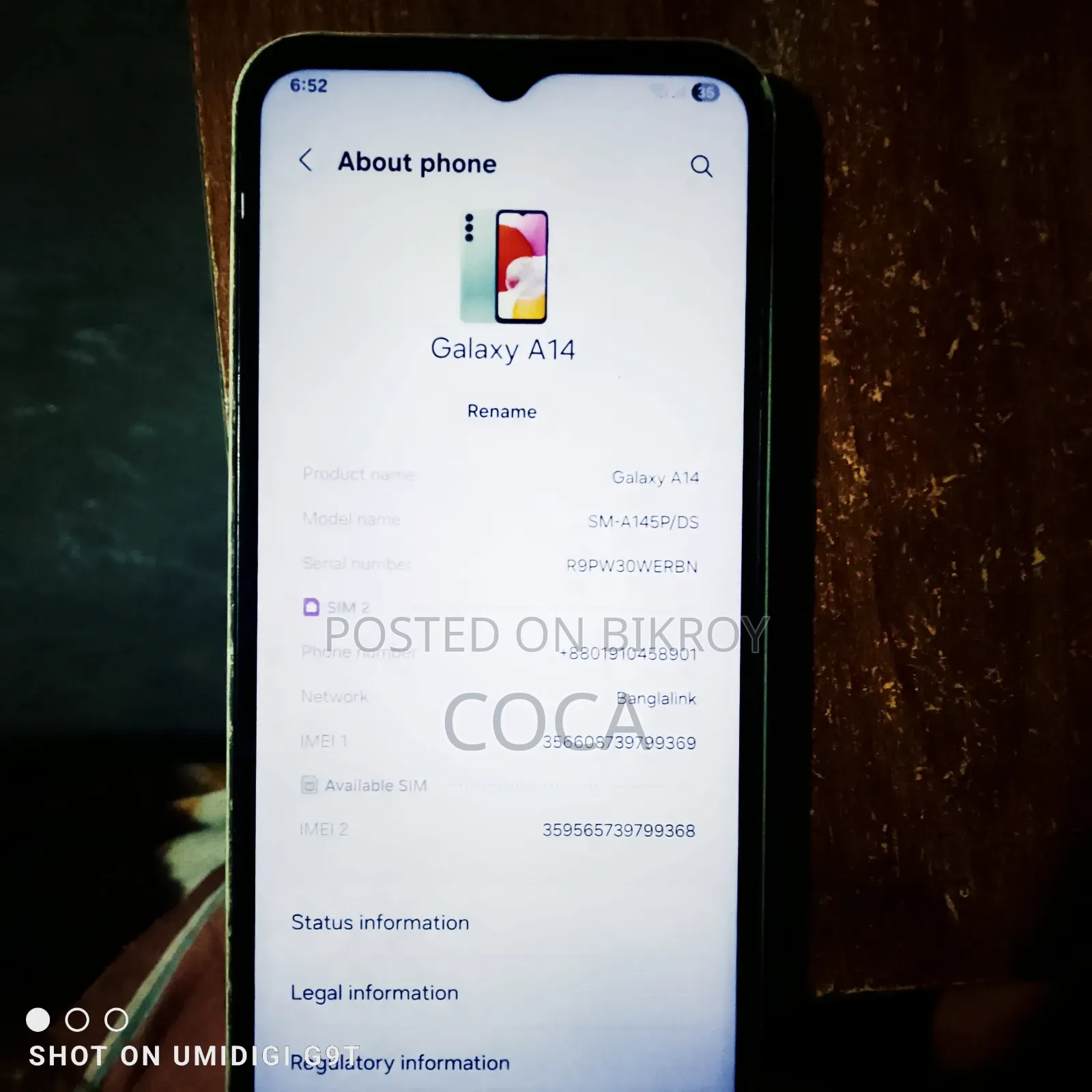 Samsung Galaxy A14 64 GB Green