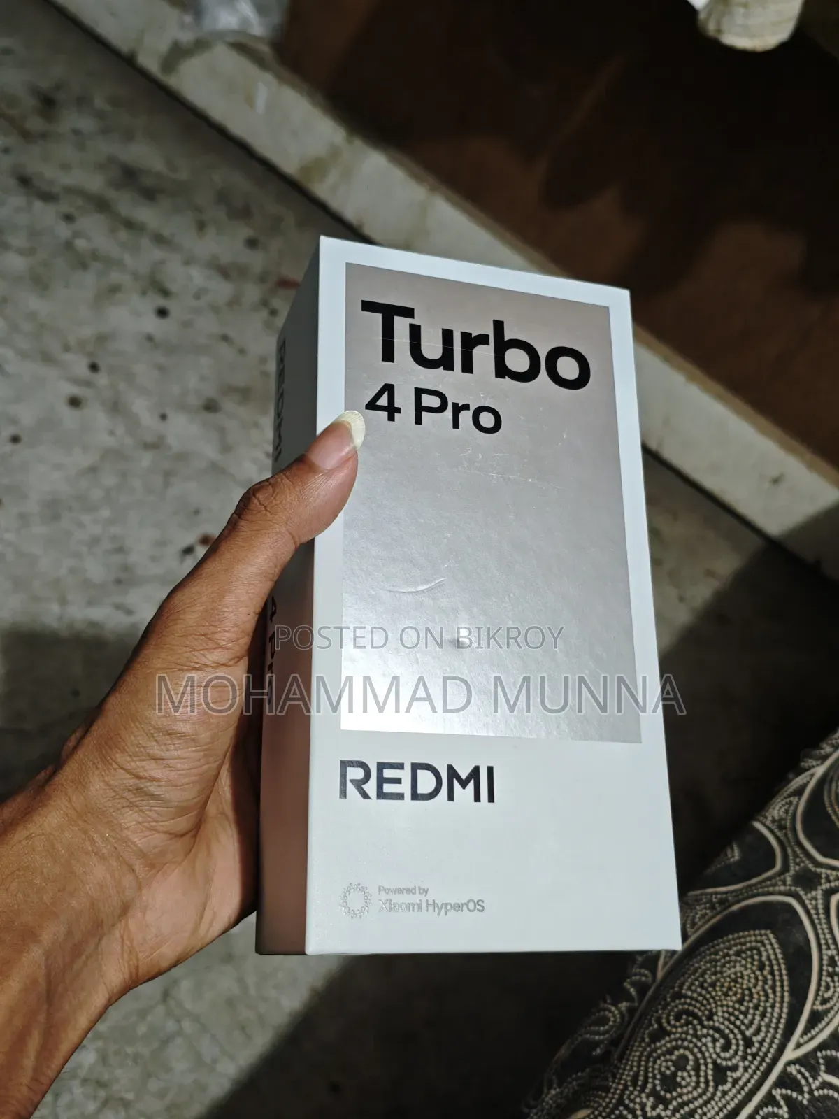 শাওমি রেডমি টার্বো ৪ প্রো ২৫৬ জিবি সাদা