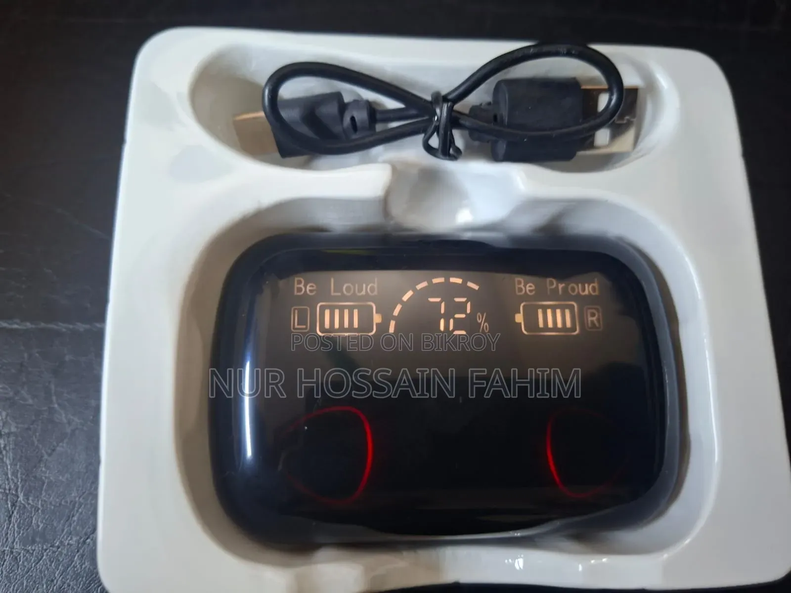Brand New Damix M10 TWS Earbuds - LED Display & Heavy Bass