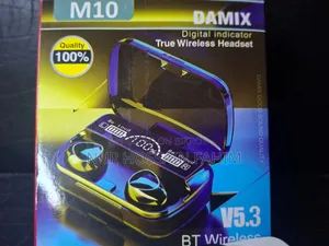 Brand New Damix M10 TWS Earbuds - LED Display & Heavy Bass