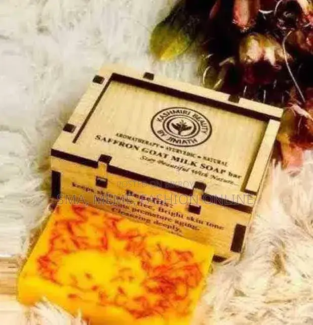 জাফরান গোট মিল্ক সোপ (Saffron Goat Milk Soap)