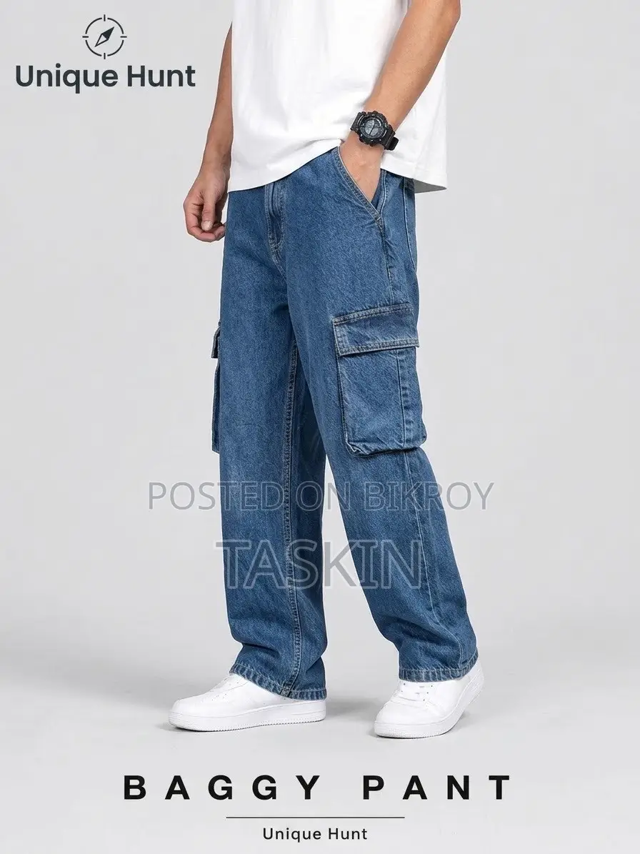 Men’s Baggy Cargo (6 Pockets) Jeans