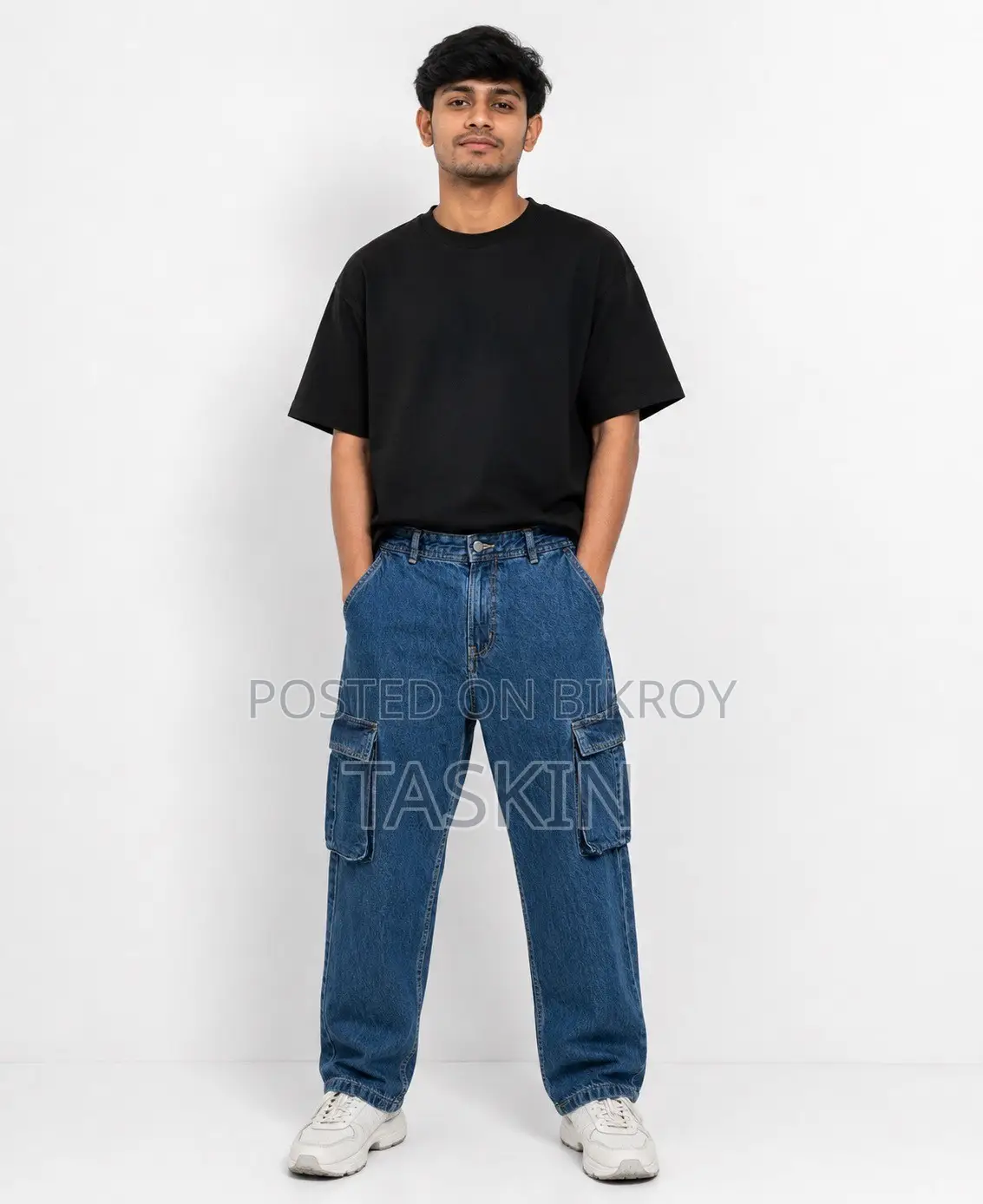 Men’s Baggy Cargo (6 Pockets) Jeans