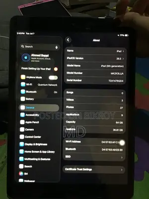 Apple iPad 10.2 (2021) 64 GB Black