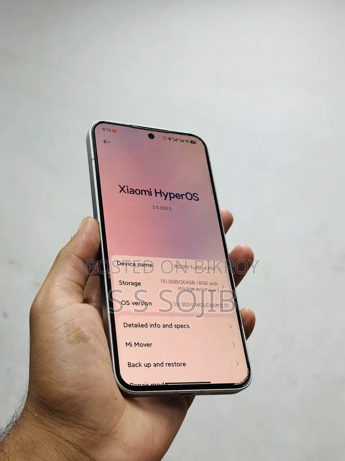 Xiaomi Redmi Turbo 4 Pro 256 GB White