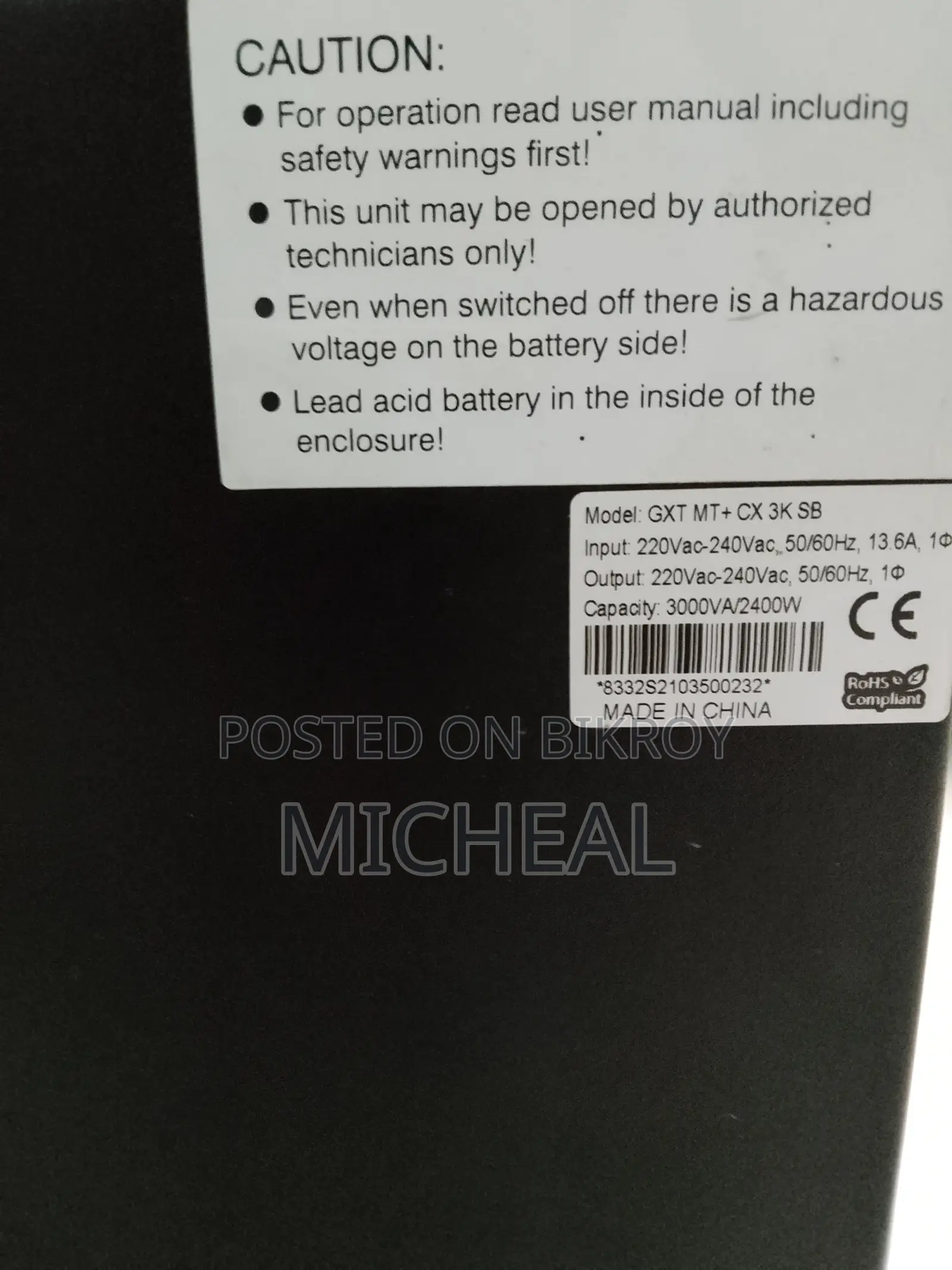 3kva Online Ups Vertiv