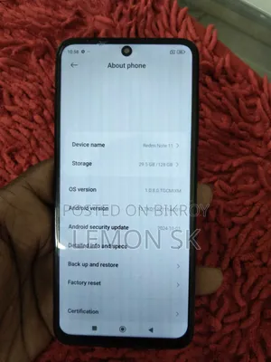 Xiaomi Redmi Note 11 128 GB Black