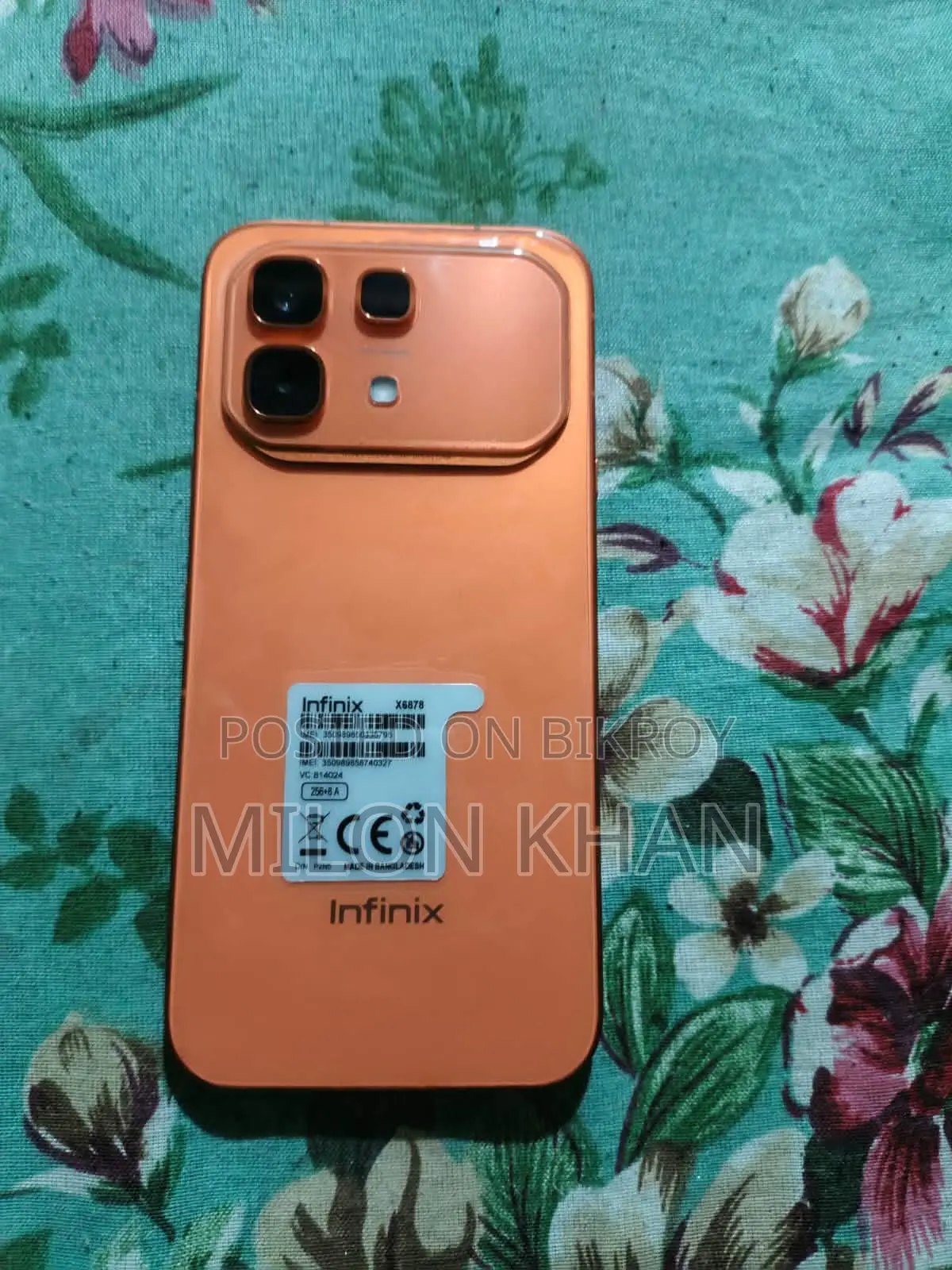 ইনফিনিক্স হট ৬০ প্রো ২৫৬ জিবি কমলা