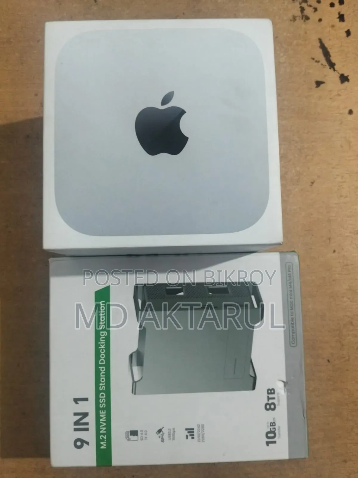 New Desktop Computer Apple Mac Mini 16GB Apple M4 SSD 256GB
