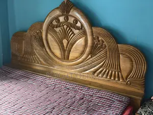 Teak Wood Bed - Segun Wood Size: 10x7 Feet