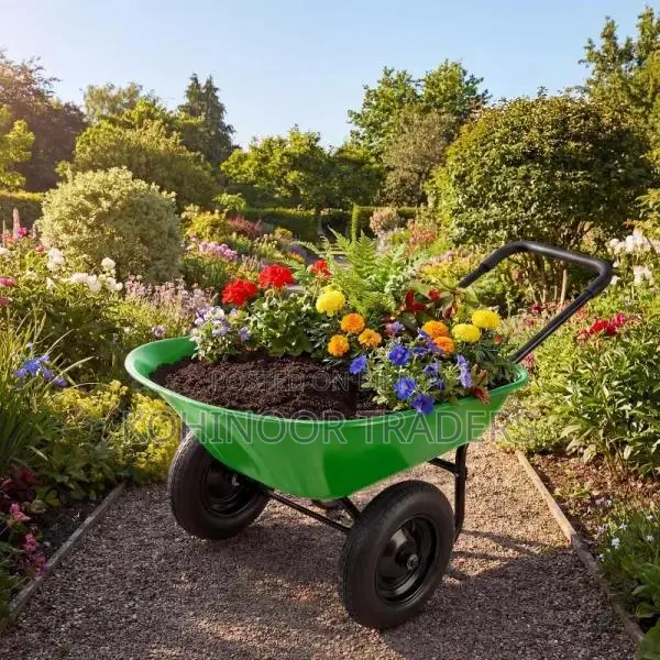 KN Power Double Wheel Garden Trolley