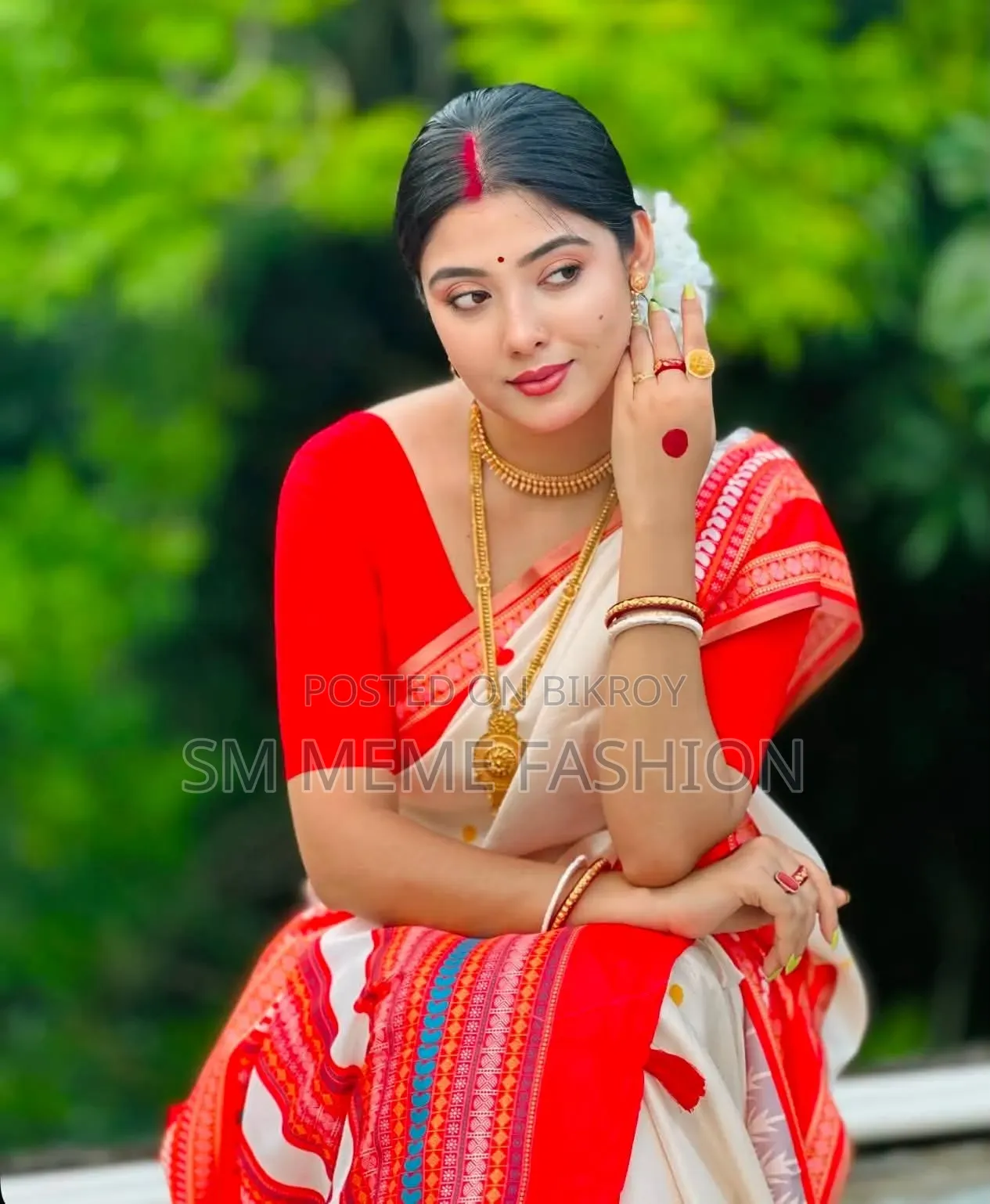 Indian Inspired Assam Silk Saree