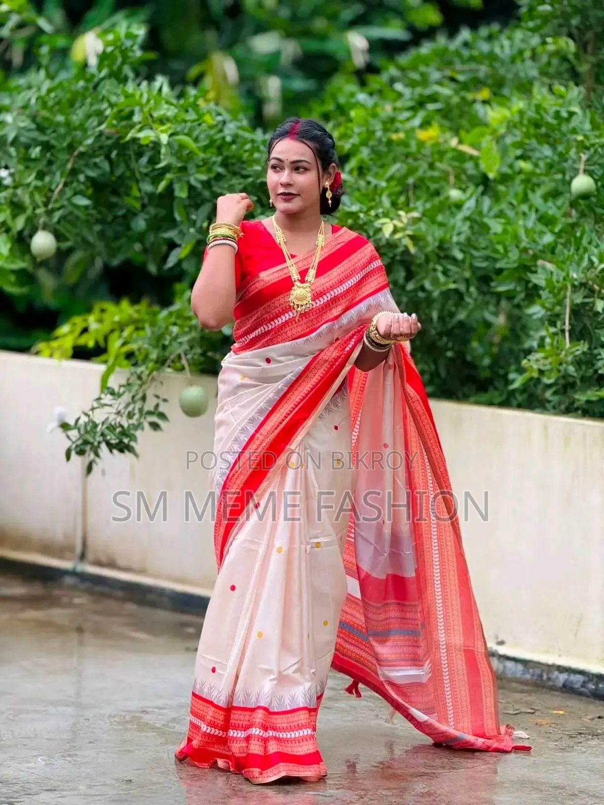 Indian Inspired Assam Silk Saree