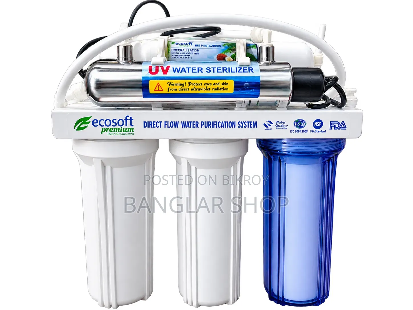 Ecosoft RO Water Purifier – Like New