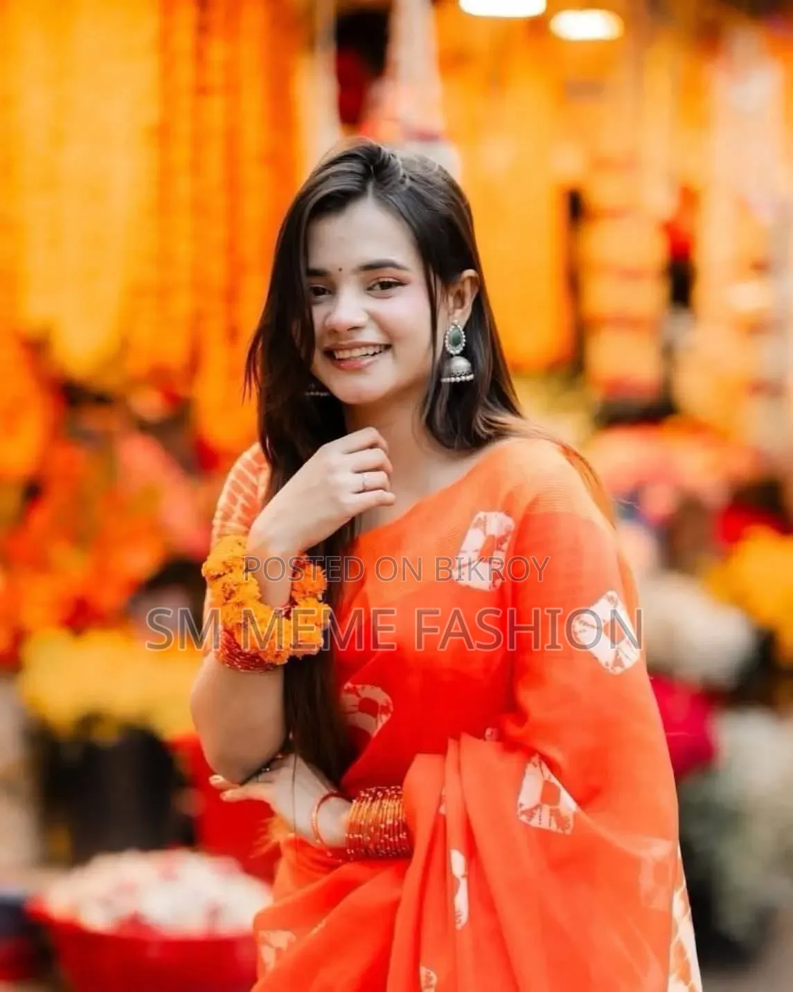 Chanderi Silk Saree With Blouse Piece