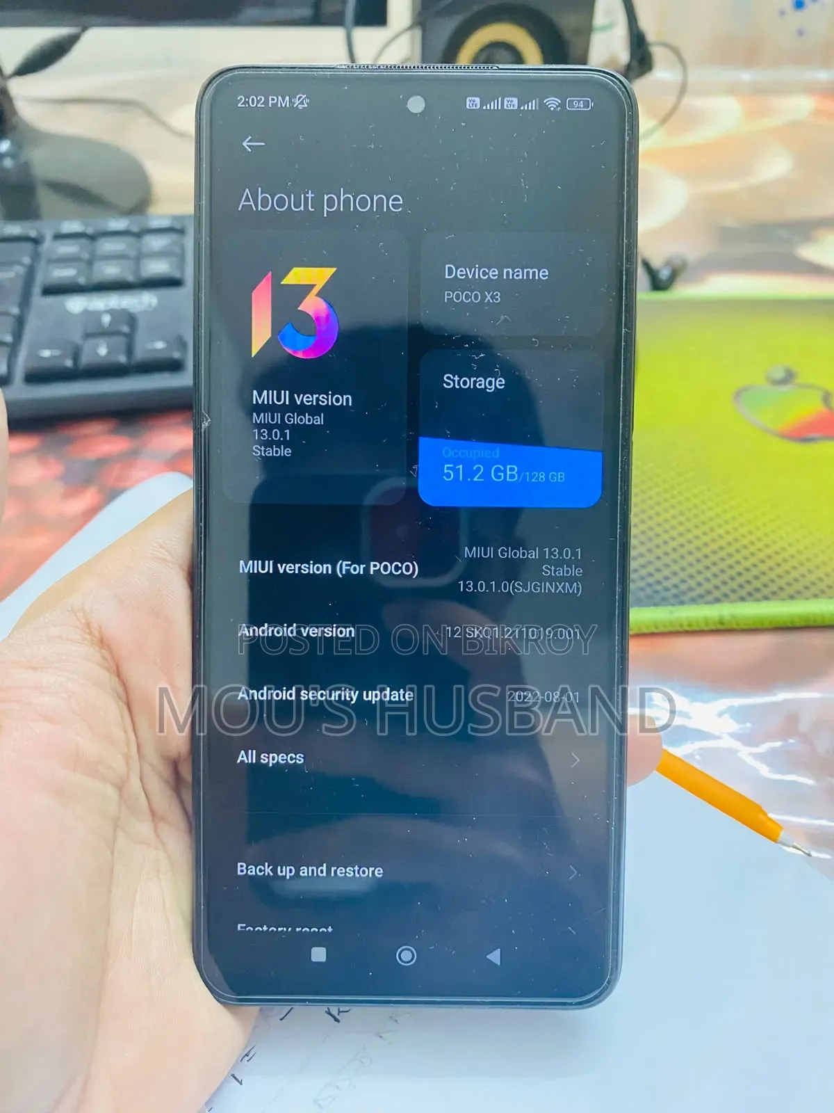 Xiaomi Poco X3 128 GB