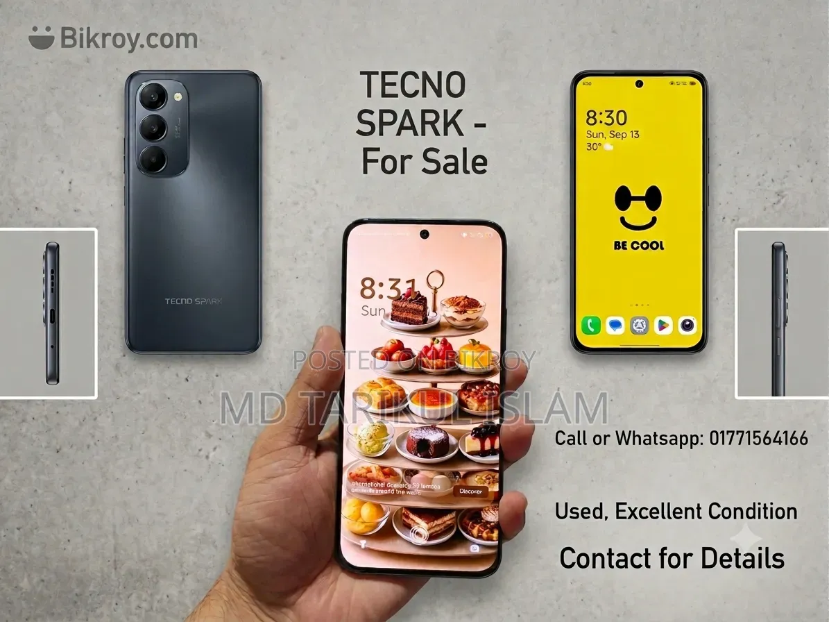 টেকনো স্পার্ক ৪০ প্রো+ ২৫৬ জিবি ব্ল্যাক