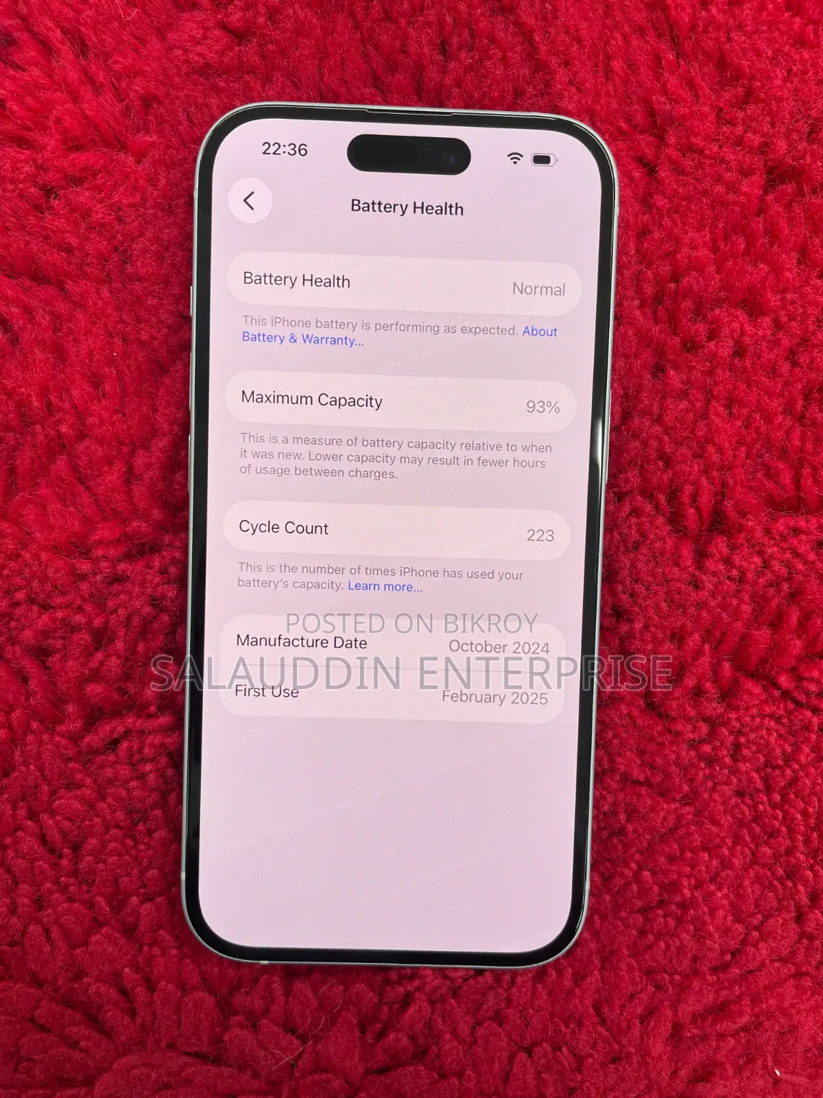 Apple iPhone 15 128 GB Blue