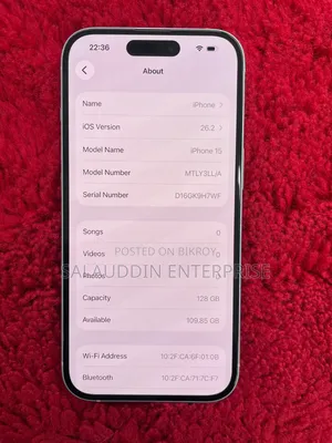 Apple iPhone 15 128 GB Blue