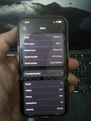 Apple iPhone 15 128 GB Black