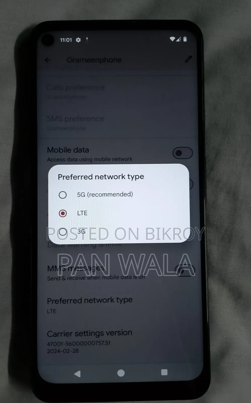 Google Pixel 5a 5G 128 GB Gray