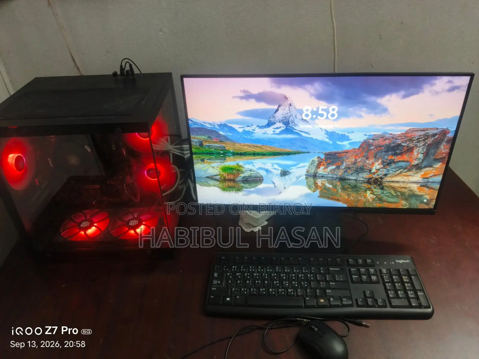 Desktop Computer MSI model 16GB AMD Ryzen 5 SSD 512GB
