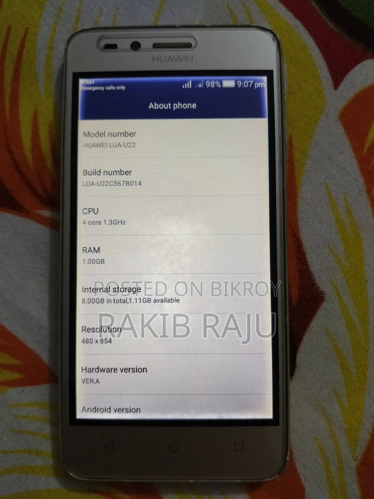 Huawei Y3II 8 GB Bronze