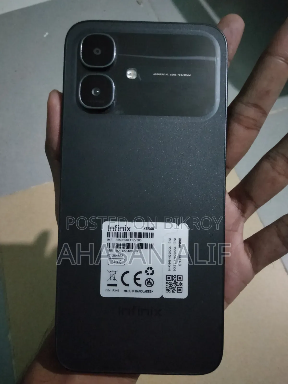Infinix Smart 20 64 GB Black
