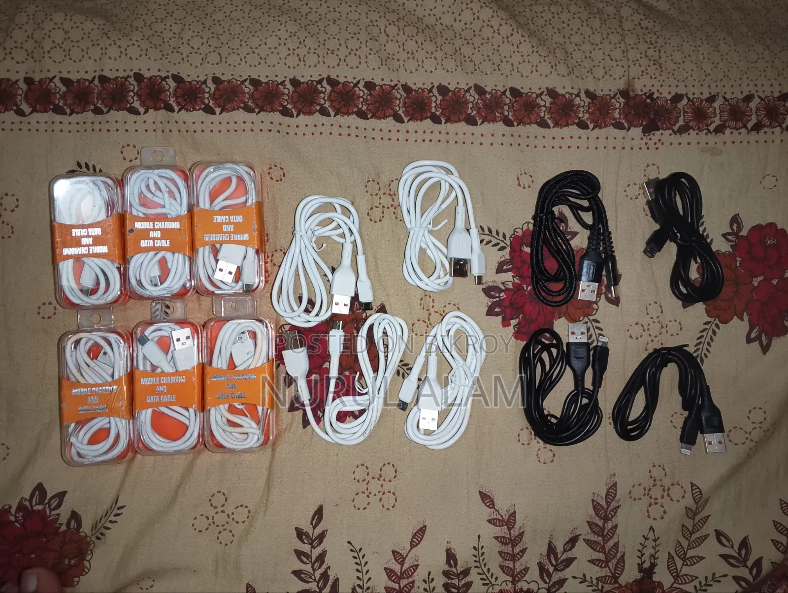 USB Type B/C/iPhone Charging Data Cable