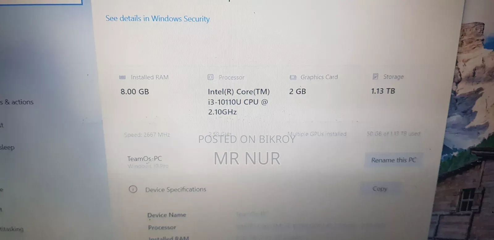 Laptop Acer Aspire 3 8GB Intel Core i3 HDD+SSD 1T