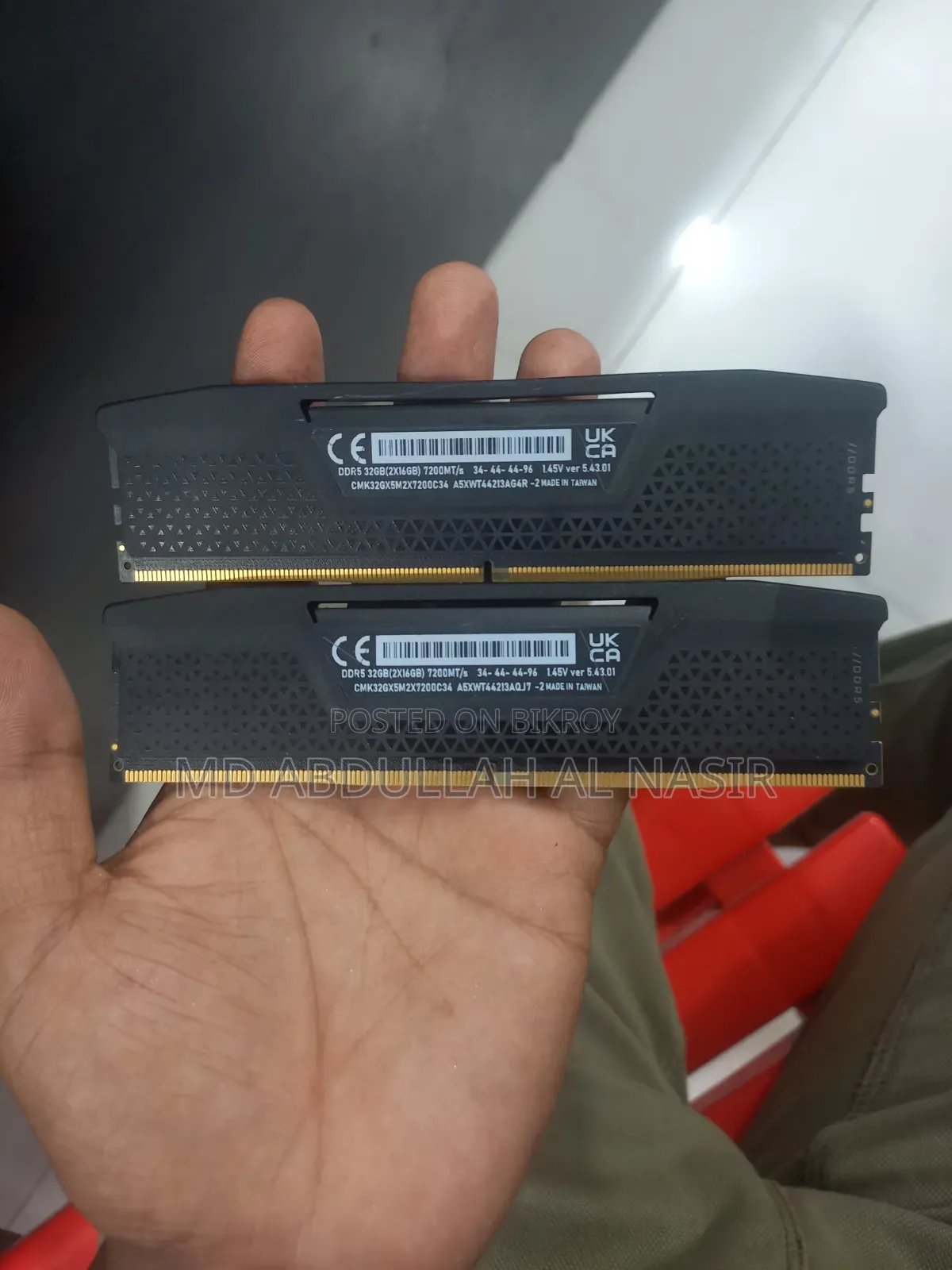 Corsair Vengeance 32gb Ddr5 7200mhz Desktop RAM
