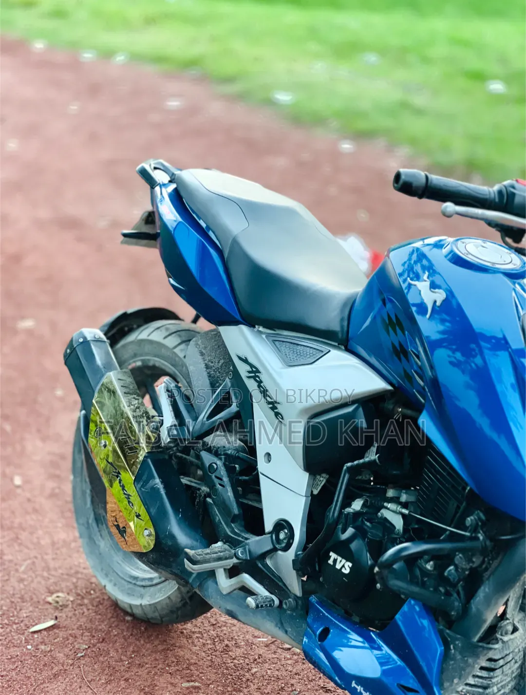 টিভিএস আপাচে আরটিআর ১৬০ ৪ভি ২০২৩ নীল