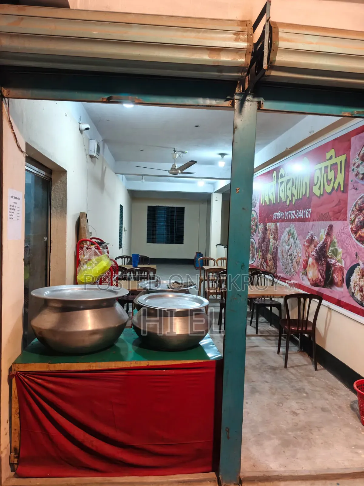 All Equipment and Materials of Restaurant/Biryani House for Sale