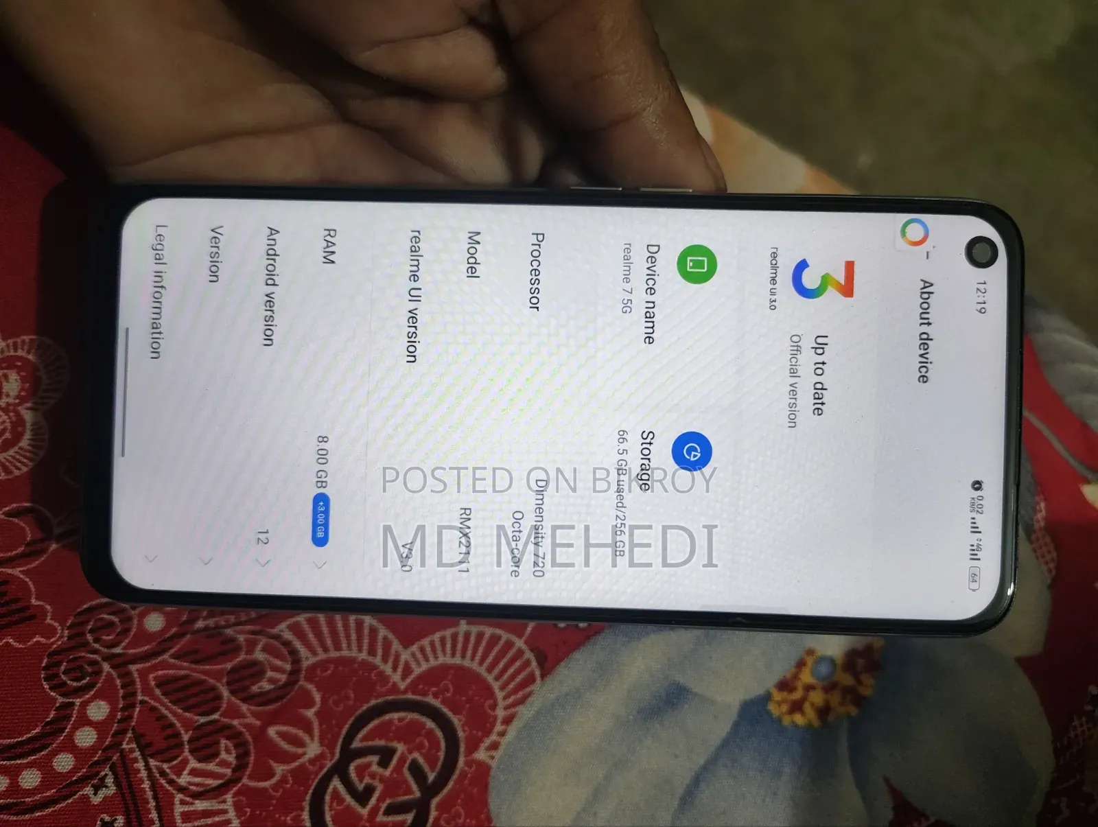Realme 7 5G 128 GB White