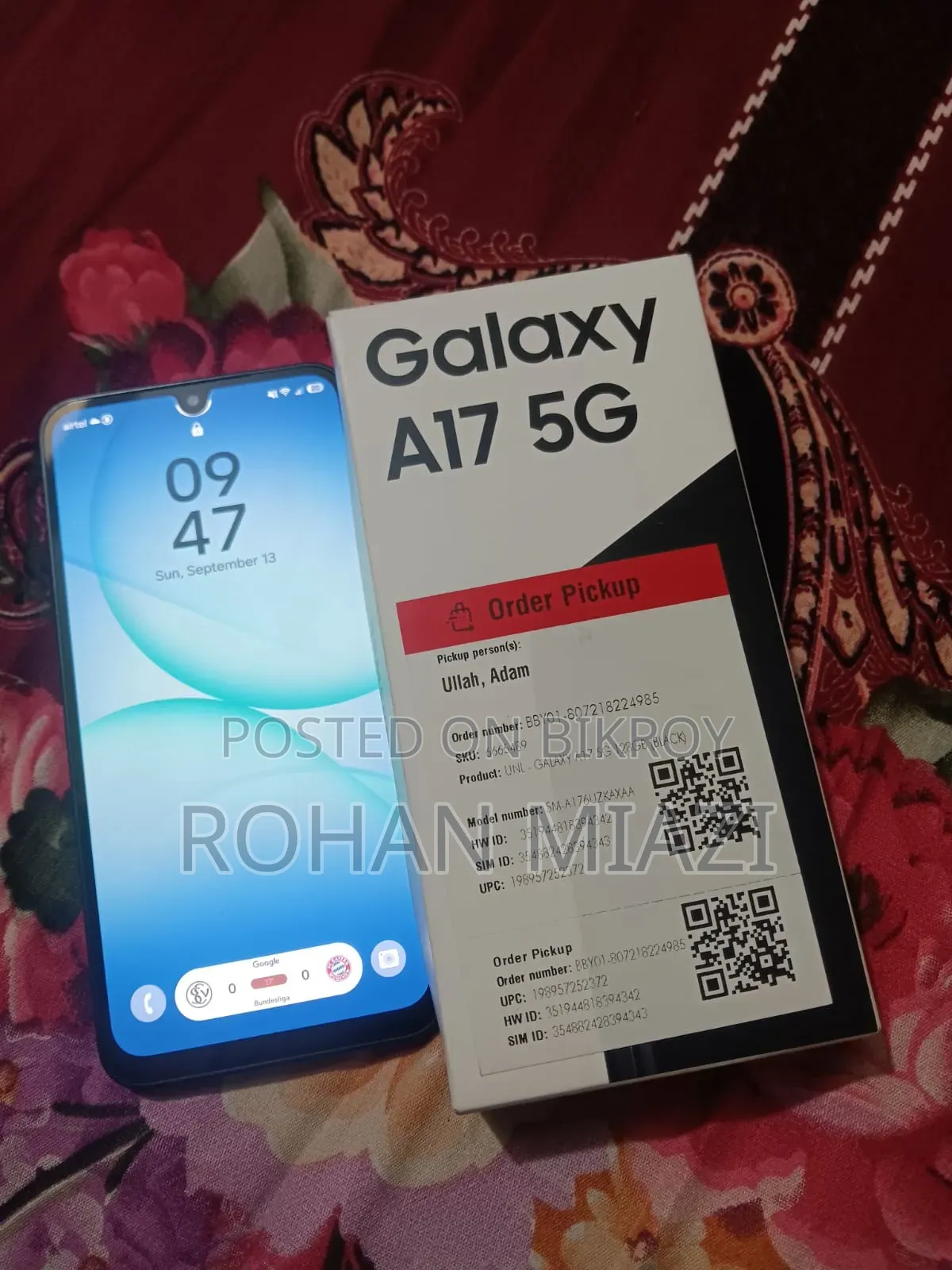 New Samsung Galaxy A17 5G 128 GB Black