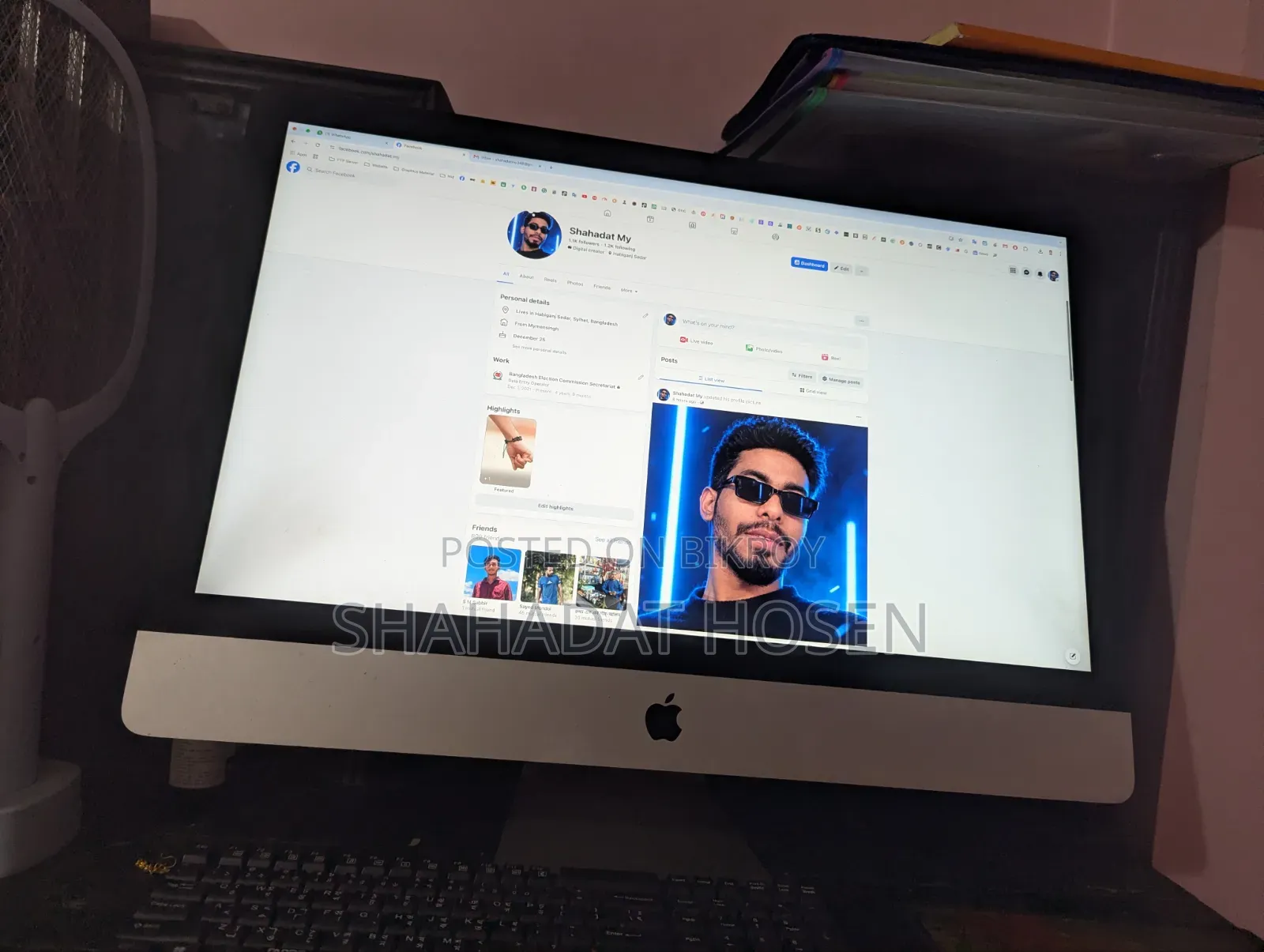 ডেস্কটপ কম্পিউটার অ্যাপল আইম্যাক ১৬জিবি ইন্টেল কোর আই৭ এইচডিডি ১টিবি