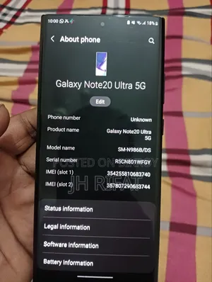 Samsung Galaxy Note 20 Ultra 256 GB Black