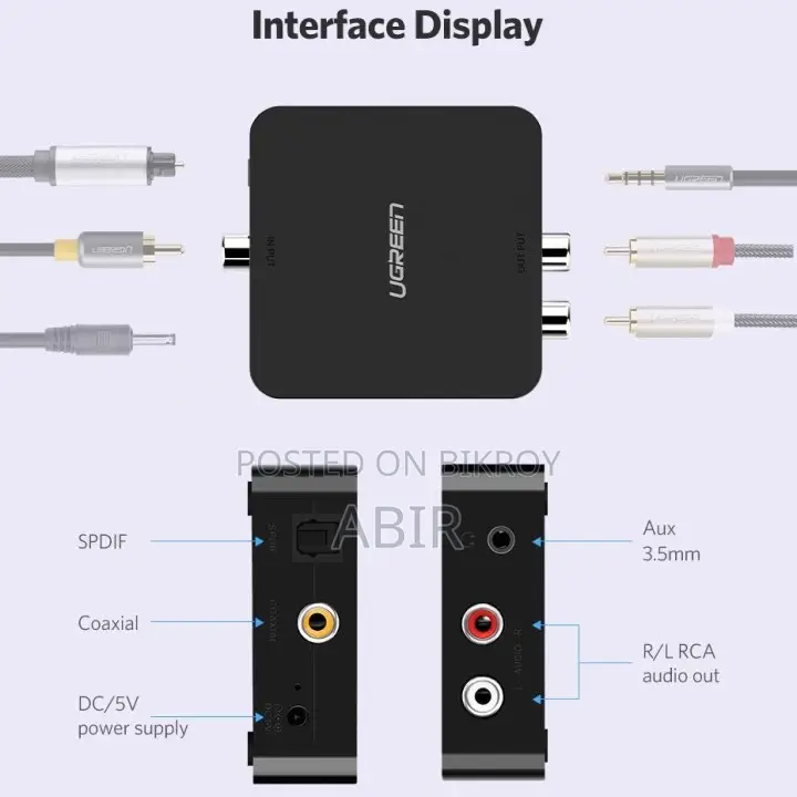 UGREEN 30523 Digital to Analog Audio Converter