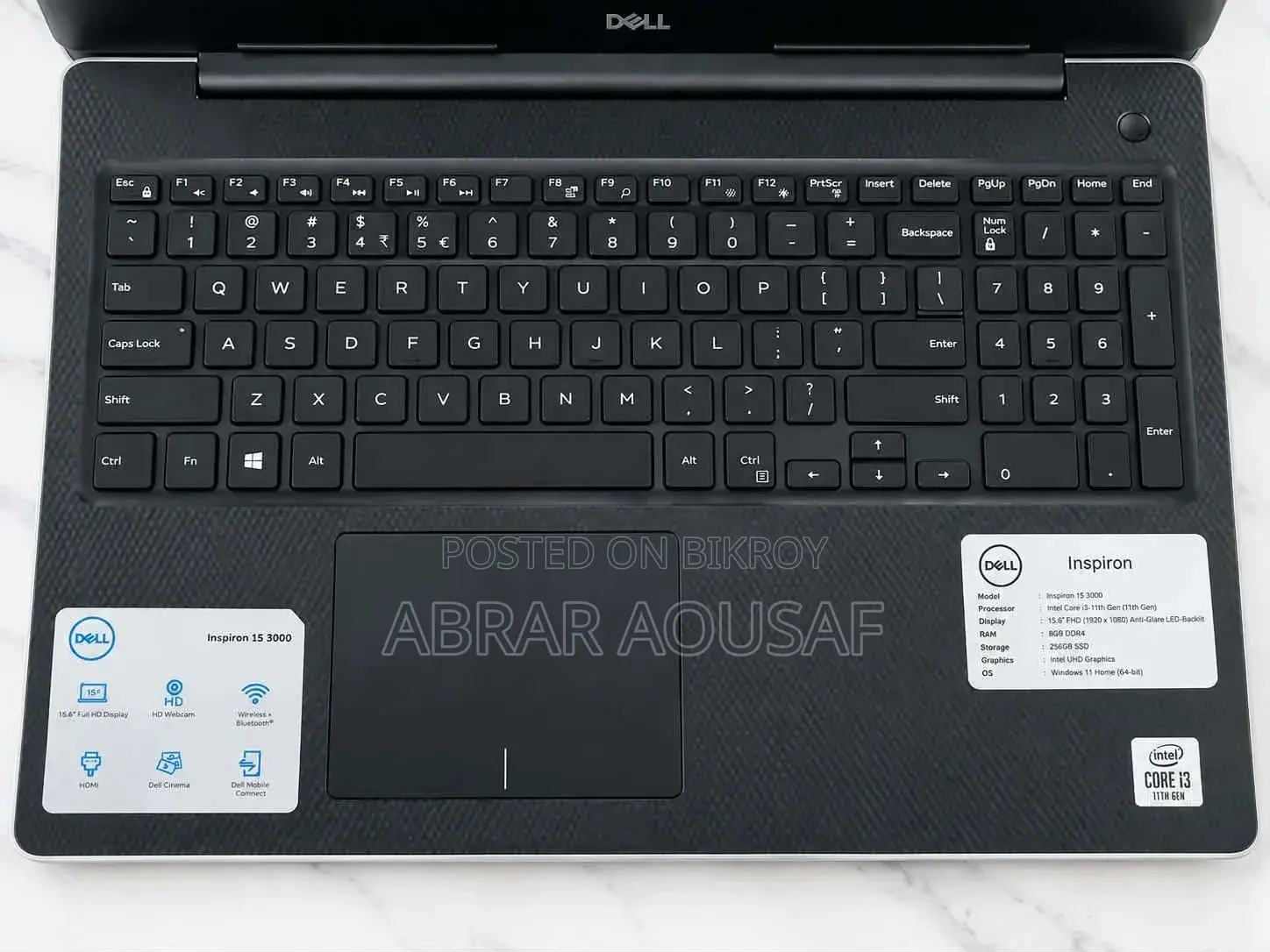 Laptop HP 8GB Intel Core I3 HDD+SSD 1T