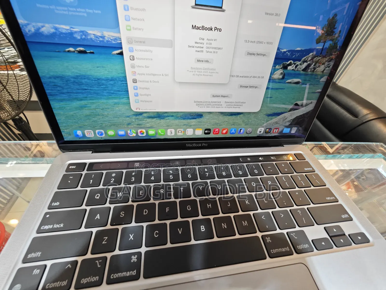 Laptop Apple MacBook Pro 2020 M1 8GB Apple M1 Pro SSD 512GB