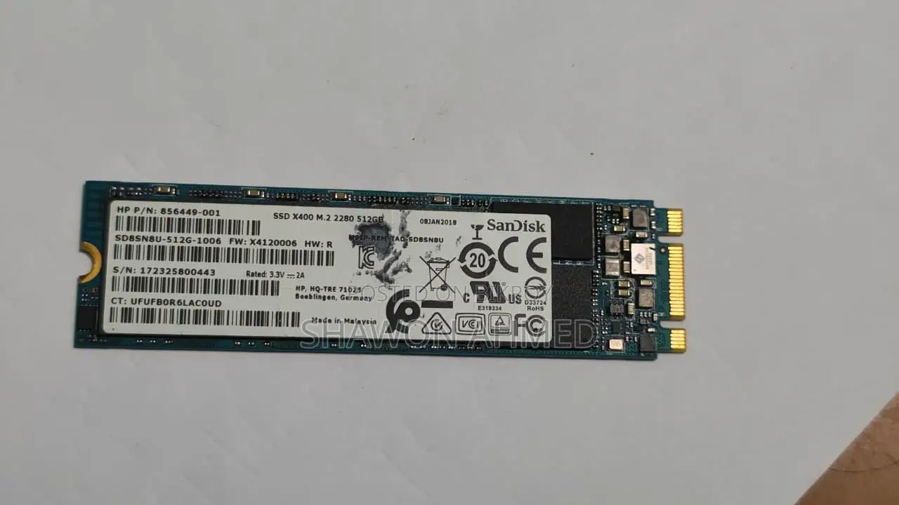 SanDisk X400 512GB M.2 2280 SATA III SSD