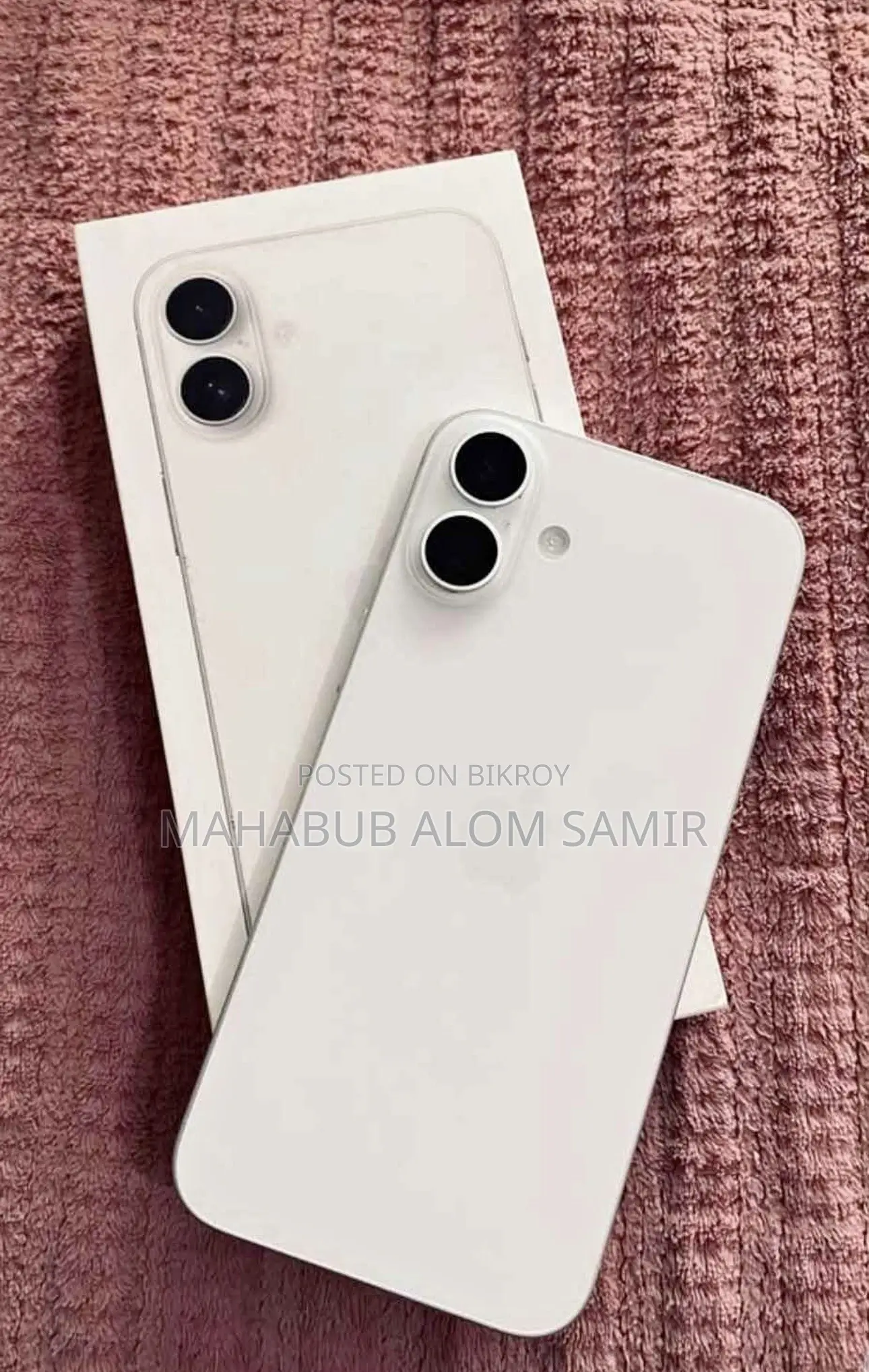 অ্যাপল আইফোন ১৬ প্লাস ২৫৬ জিবি হোয়াইট