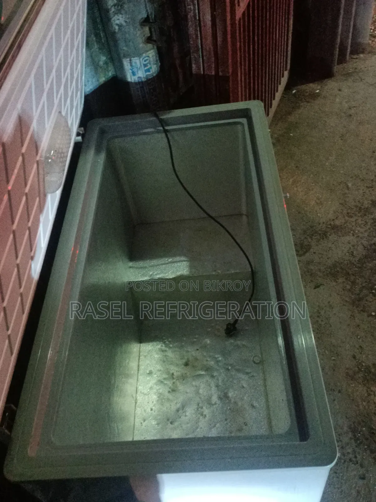 300-liter running Equplus refrigerator for sale.