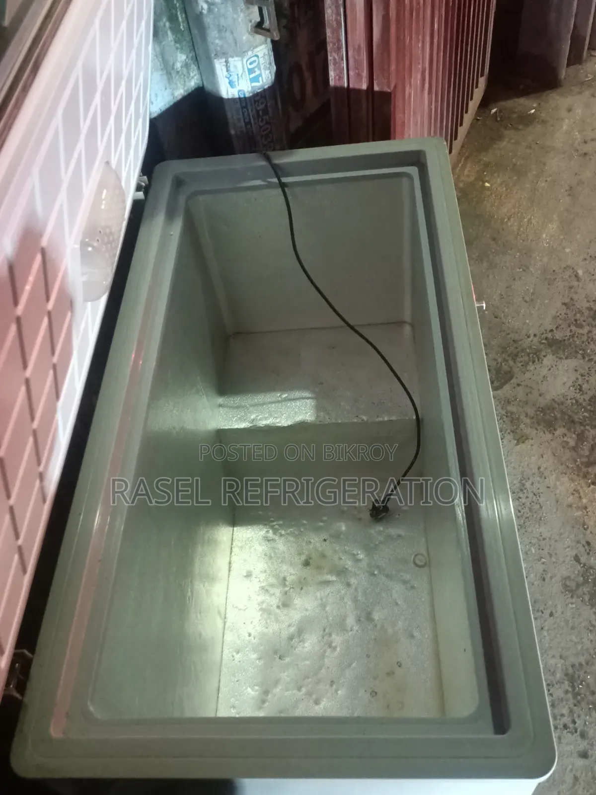 300-liter running Equplus refrigerator for sale.