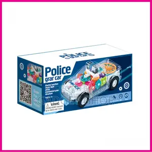 Transparent Gear Police Car