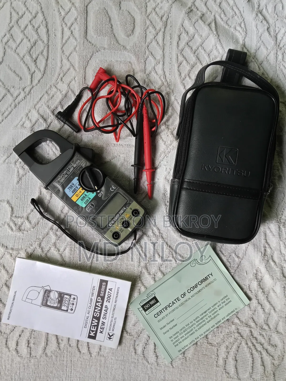 Kyoritsu Kew Snap 2007a Digital Clamp Meter