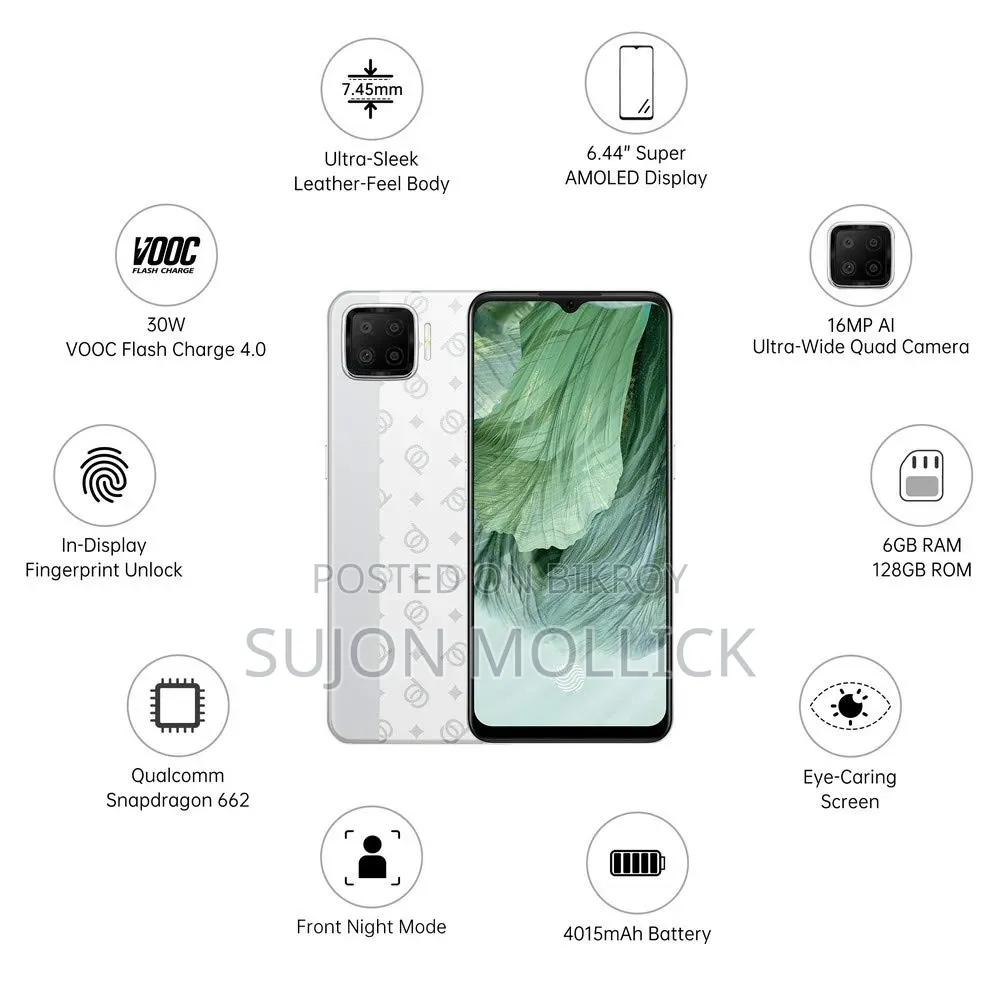 Oppo F17 128 GB White