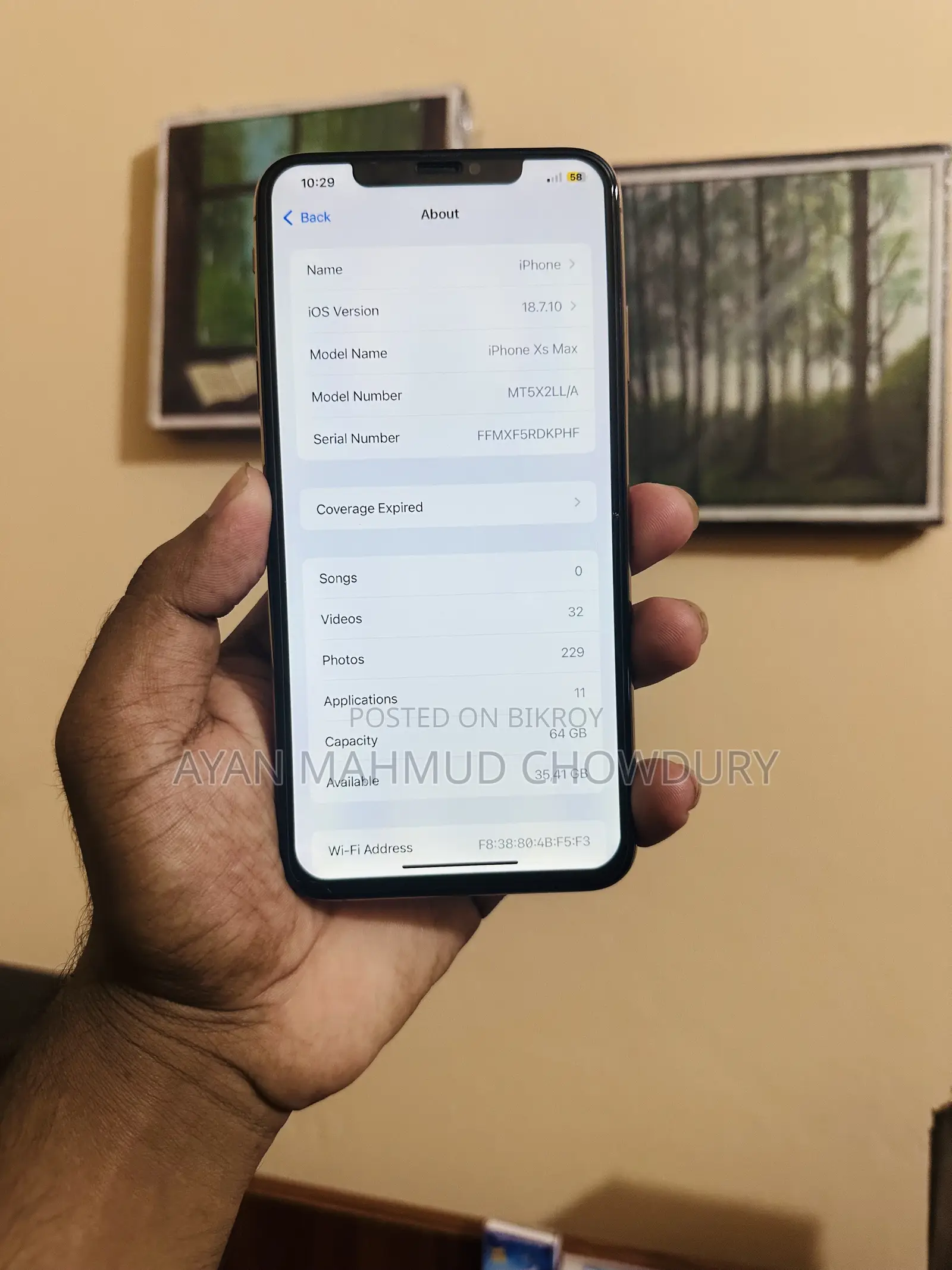 অ্যাপল আইফোন এক্সএস ম্যাক্স ৬৪ জিবি রোজ গোল্ড