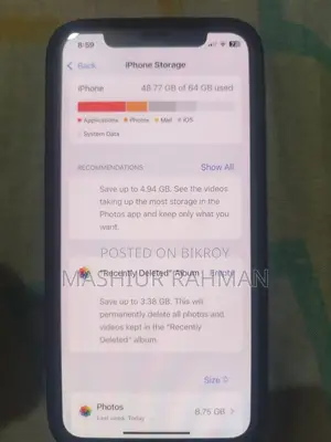 Apple iPhone XS 64 GB Silver