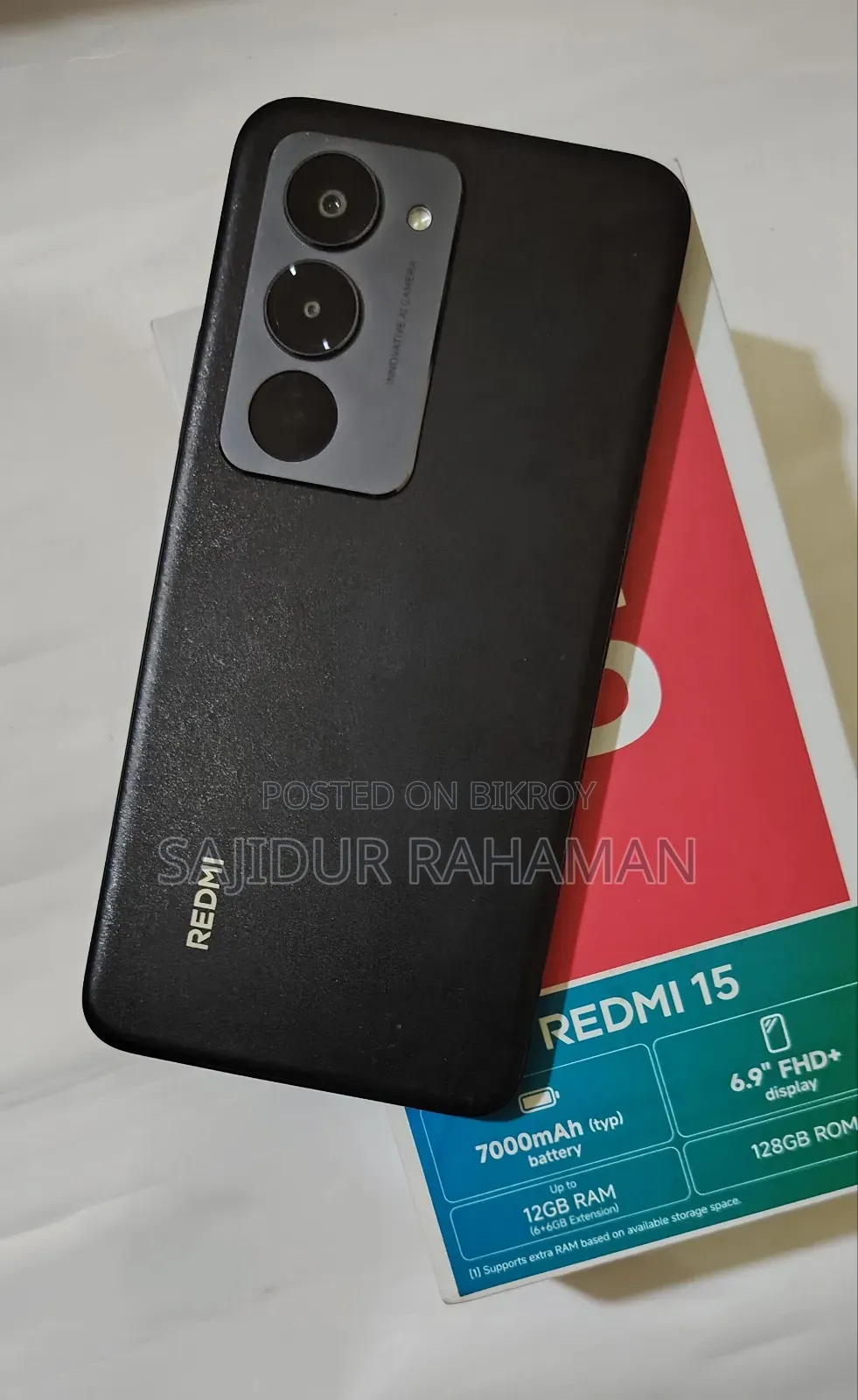 Xiaomi Redmi 15 128 GB Black